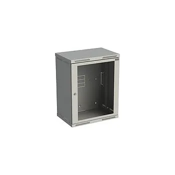 Rozvaděč SOLARIX Rozvaděč nástěnný SENSA 15U 400mm, dveře sklo,RAL 7035, SENSA-15U-64-11-G 83000087L