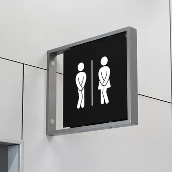 Samolepicí dekorace na vozidlo Samolepka WC Siluety - 10x10