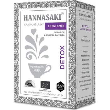 Čaj Hannasaki Detox Letní směs BIO sypaný čaj 50 g