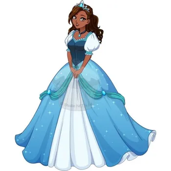 Jedlá dekorace na dort Caketools Jedlý papír "princezny 6" - A4