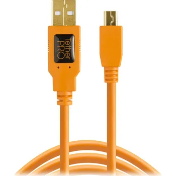 Kabel do PC Tether Tools TetherPro USB 2.0 na Mini-B 5-Pin 4,6 m oranžový CU5451