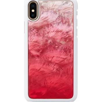 Pouzdro na mobilní telefon Pouzdro iKins SmartPhone iPhone XS/S růžové jezero bílé