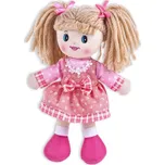 Zvuková látková panenka TEREZKA růžová