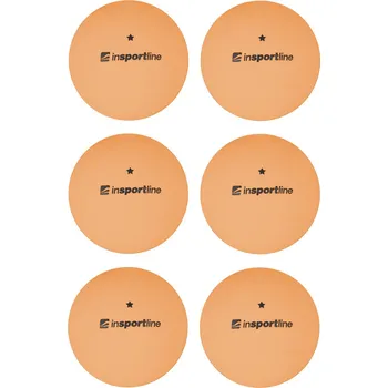 inSPORTline Elisenda S1 6 ks oranžové Pingpongový míček inSPORTline Elisenda S1 6 ks oranžové