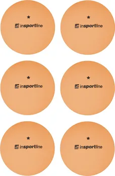 Pingpongový míček inSPORTline Elisenda S1 6 ks oranžové