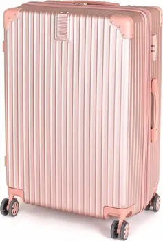 Cestovní kufr Pretty Up ABS25 L zlatý/růžový