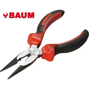 Kleště Kleště půlkulaté rovné 175 mm BAUM dvoukompozitní rukojeti