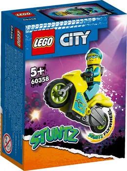 Stavebnice LEGO LEGO City 60358 Kaskadérská kybermotorka
