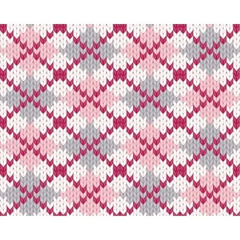 Svetrovina, úplet, potisk růžové káro Anglie, funkční materiál, metráž, látka