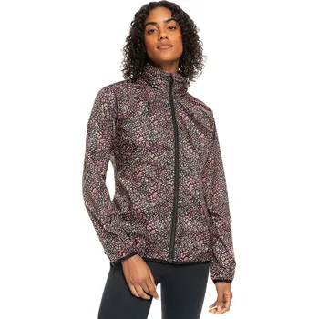 Běžecké oblečení bunda Roxy Pack & Go Printed - KVJ5/Anthracite Animal Dust L
