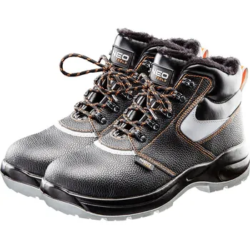 Pracovní obuv NEO TOOLS Zateplené bezpečnostní nepromokavé boty S3 SRC, ocelová tužinka a vložka Velikost: 40