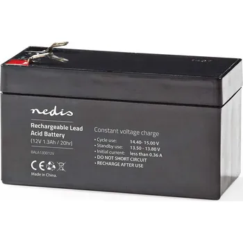 Záložní baterie Nedis olověná baterie 12V, 1.3Ah, 97 x 43 x 52 mm (BALA130012V)
