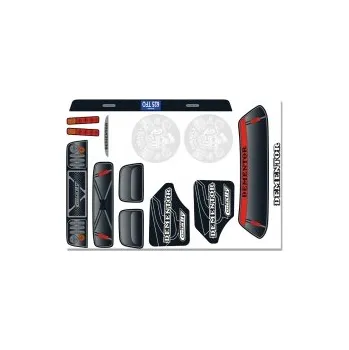 RC vybavení 1:8 Dementor XP 6S: Nálepky, 1 ks