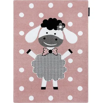 Koberec Dywany Łuszczów Dětský kusový koberec Petit Dolly sheep pink Rozměry koberců: 140x190