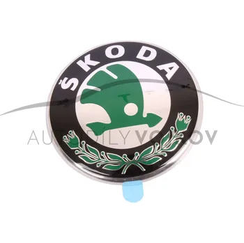 Znak automobilu Znak ŠKODA ORIGINÁL zelený Škoda Octavia I 1996-2010