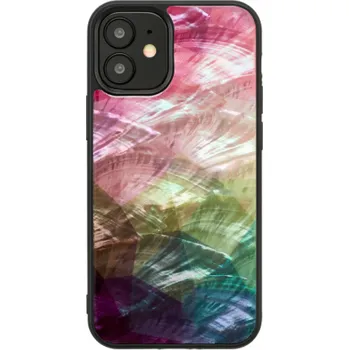 Pouzdro na mobilní telefon Pouzdro iKins pro Apple iPhone 12 mini vodní květ černý