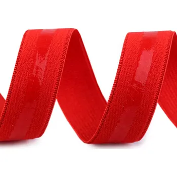 Textilní guma Pruženka šíře 20 mm se silikonem červená