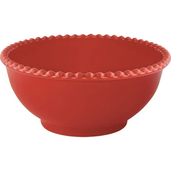 Easy Life, Itálie Easy Life - Porcelánová miska Tiffany Red střední - 16 cm Barva: jako na obrázku, Velikost: 22x22