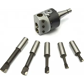 Off-set vyvrtávací hlava MK4, průměr hlavy 75 mm, včetně karbidových nožů, sada 10 dílů (TrueTech)