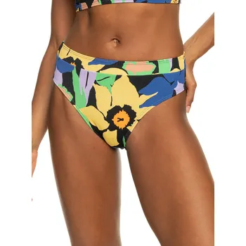 Dámské plavky plavky Roxy Color Jam Mod HL Midwaist - KVJ6/Anthracite Flower Jammin S