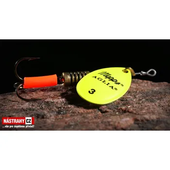 Umělá nástraha Rotační třpytka MEPPS Aglia Fluo 3 - Color: yellow