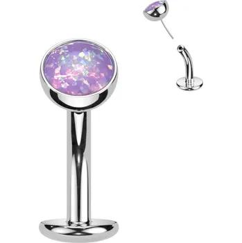 Piercing Šperky4U Obrácený PUSH IN piercing do pupíku TITAN - TIT1232-OP38