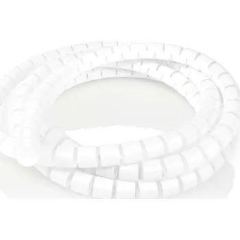 Stahovací páska Nedis Páska spirálová k organizaci kabeláže 13–16 mm, 2 m, bílá (CMSW1316WT200)