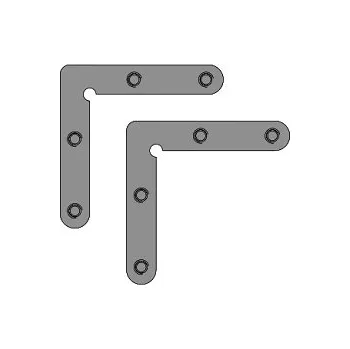 Nábytkové kování Úhelníky pro hliníkovou zárubeň BF30-KIT