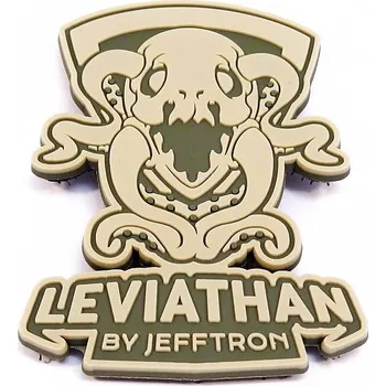 Nášivka JeffTron PVC 3D nášivka Leviathan - zelená