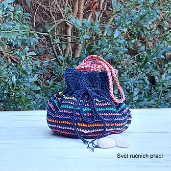 Kabelka Pruhovaná - taštička na léto