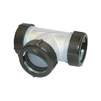 Fitinka GEBO Litinový svěrný T-kus QUICK QTO Velikost: 5/4”