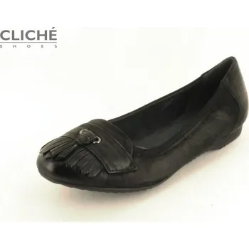 Dámské baleríny Mokasíny Aline, černá, poslední páry vel 39 39