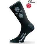 SCK merino silné ponožky Lasting 38-41 černá / šedá