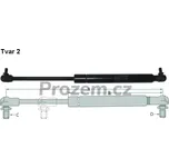 Plynová vzpěra 885/460 mm, 600 N, na motor pro Massey Ferguson, 3782974M1