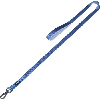 Vodítko pro psa Nobby CLASSIC COMFORT vodítko nylon světle modrá S-M 1,20m 20mm