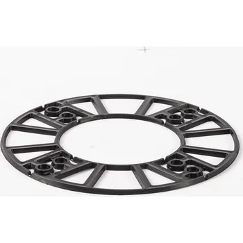 Podložka vyrovnávací H 2,5 mm na pevné terče (Plastová vyrovnávací podložka na terče H 2,5 mm | Ø 150 mm | polypropylen | použití na pevné terče H 10, 15, 20, 30 mm)