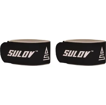 Páska na lyže Sulov Pásek na sjezdové lyže černý/bílý 2 ks