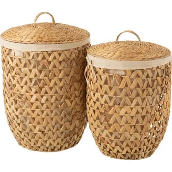 Koš na prádlo Set dvou košů na prádlo z přírodních vláken J-line Lando 54/60 cm