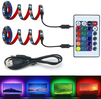 LED páska LED pásek Lighting TV5501/2 pro TV 2x 1 metr (LED pásek RGB 2x 1 metr s USB)