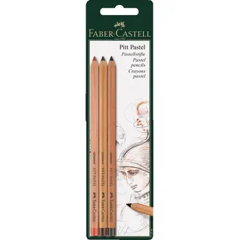 Kresba FABER-CASTELL umělecké pastely Pitt, 3ks