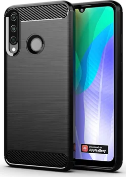 Pouzdro na mobilní telefon Carbon Case pro Huawei Y6p černé