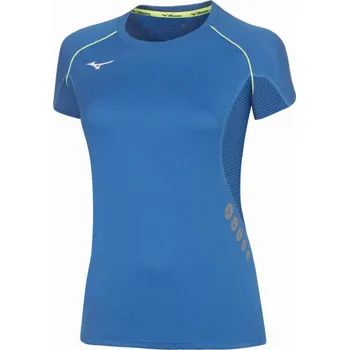 Dámské tričko Dámské sportovní tričko Mizuno Premium JPN Tee/Royal/Royal Velikost: XXL