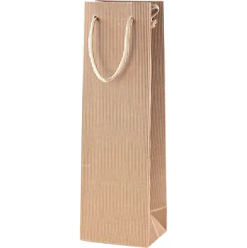 Dárková taška Taška na 1 láhev vlnitá lepenka