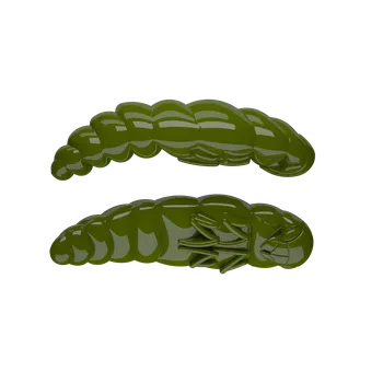 Umělá nástraha Gumová nástraha Libra Lures Largo 35mm Olive 031 Cheese (10ks)