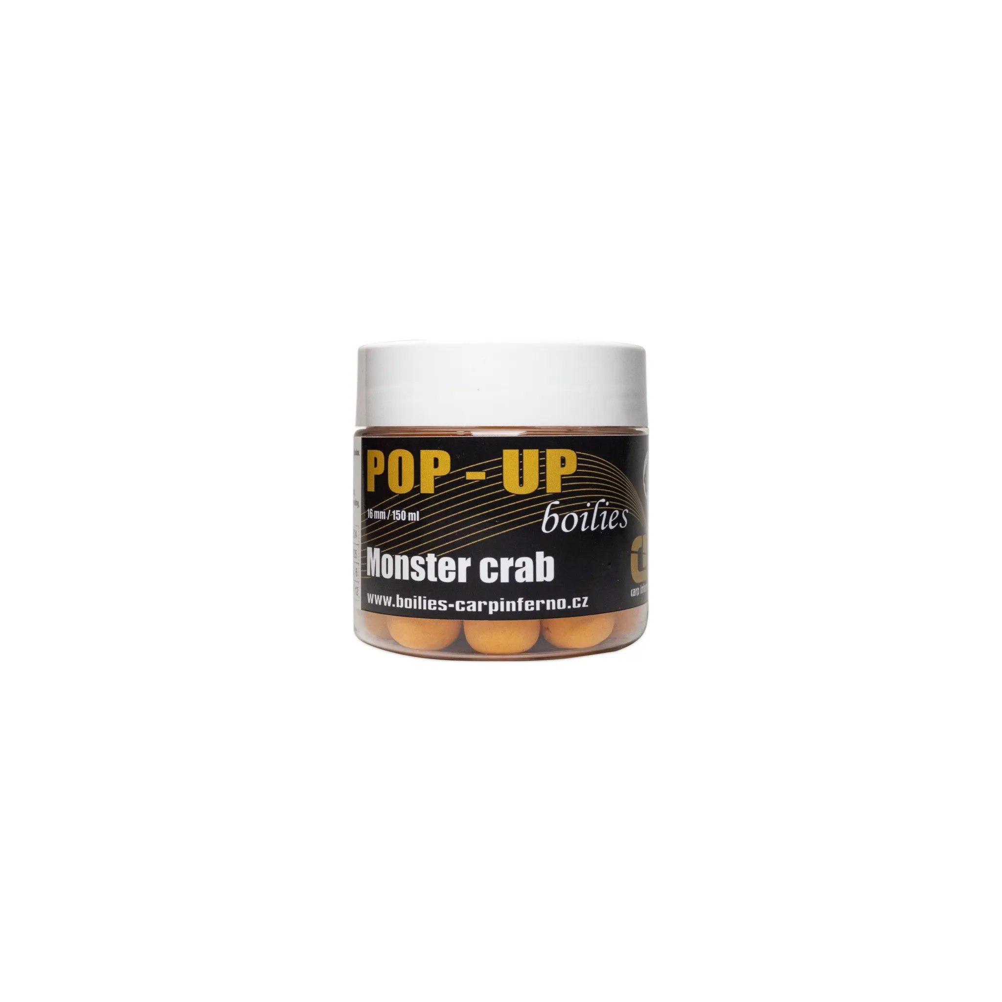 Fotografie 1 - Boilies Carp Inferno Pop-Up Boilies 16 mm/150 ml Monster Crab