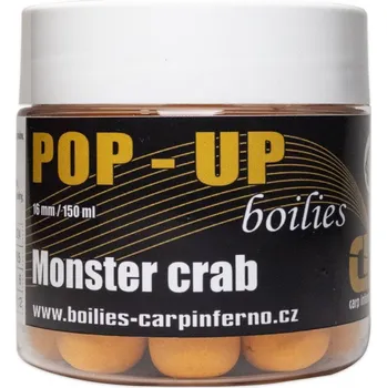 Carp Inferno Pop-Up Boilies 16 mm/150 ml, Monster Crab
