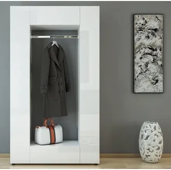 Předsíňová stěna Casarredo Předsíňová stěna MATS bílá/bílý lesk