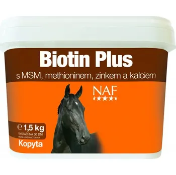 NAF Biotin plus pro koně na kopyta sáček 2 kg