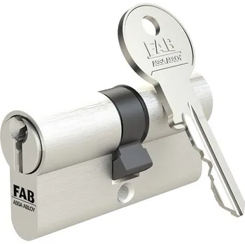 Vložka do dveří ASSA ABLOY Vložka cylindrická FAB 2.00/DNm 50+50mm Nikl matný Rozměr: 50+50mm