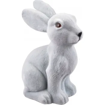 Velikonoční dekorace Dekorační zajíc šedý 25 cm (135718 015 WIPK-3-01500-21 zajíc šedý)